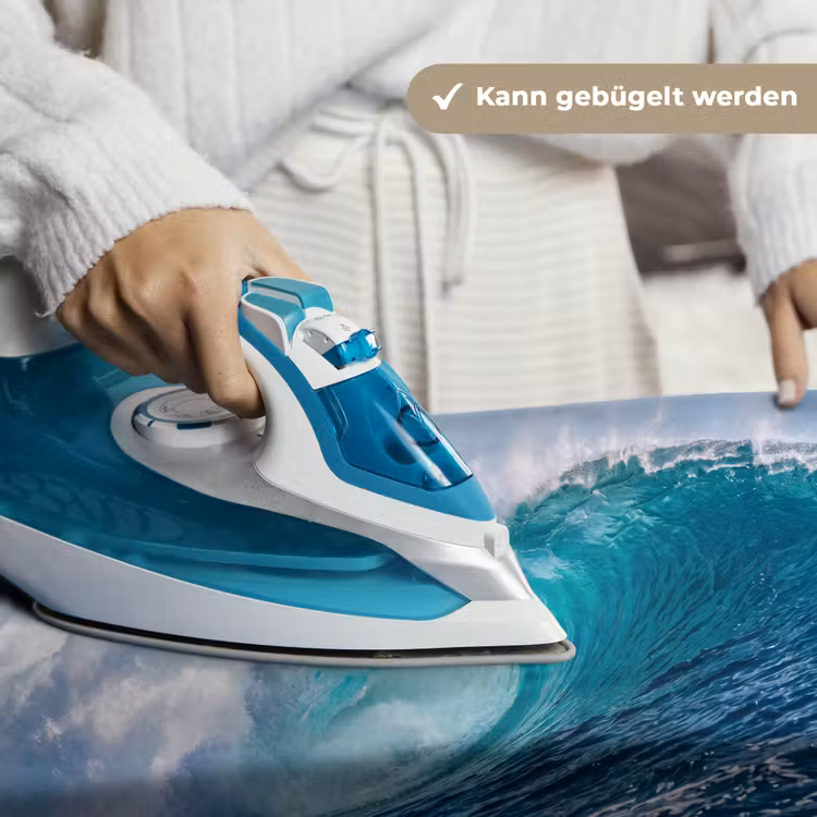 Golf - Oceaan - Water - Dynamisch - Blauw Wandkleed katoen klein -tsfeer9_DE