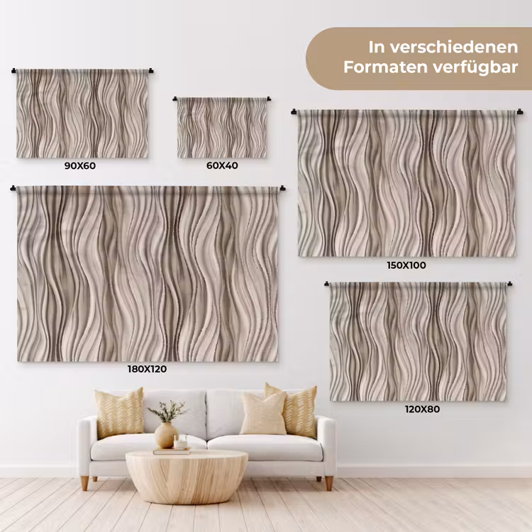Golven - 3D - Crème Wandkleed katoen klein 269 -tsfeer8_DE