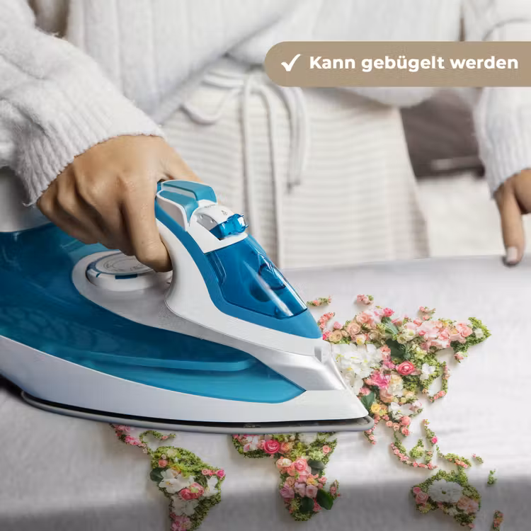 Wereldkaart - Bloemen - Subtiel Wandkleed katoen klein -tsfeer9_DE