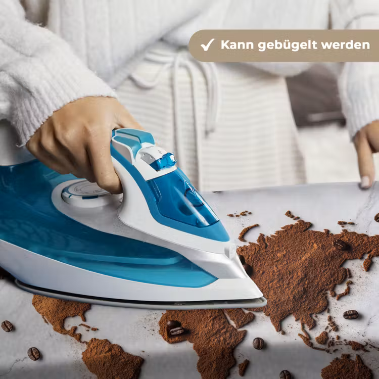 Wereldkaart - Koffie - Marmer Wandkleed katoen klein -tsfeer9_DE