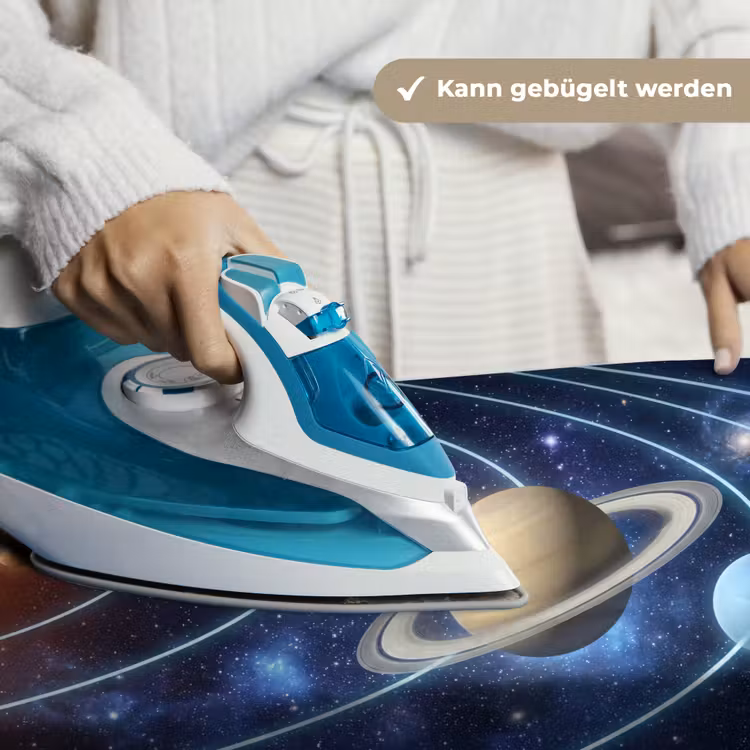 Ruimte - Zonnestelsel - Blauw Wandkleed katoen klein -tsfeer9_DE
