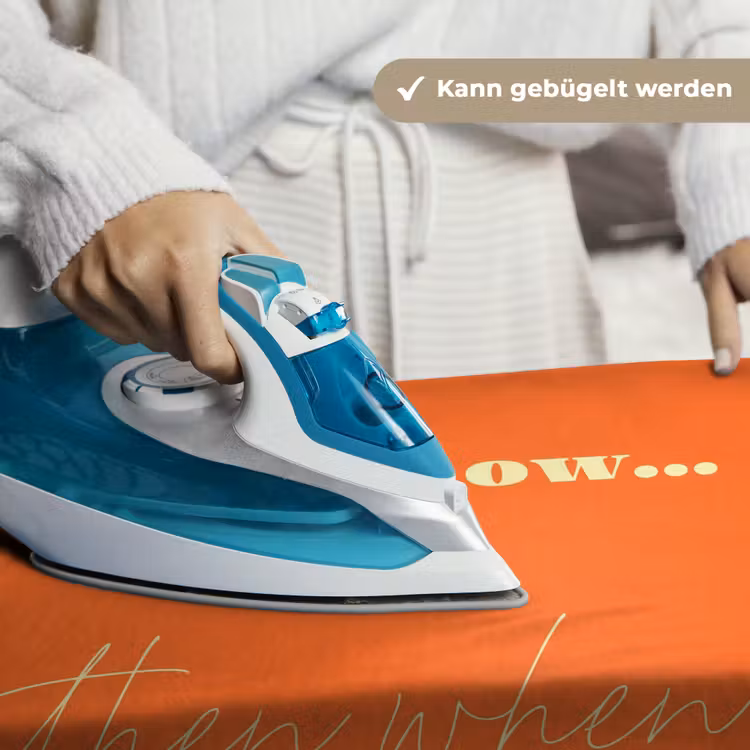 If not now then when - Oranje - Geel - Levendig Wandkleed katoen klein -tsfeer9_DE