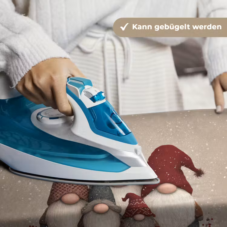 Kabouters - Kerst - Sneeuw - Puntmutsen Wandkleed katoen klein -tsfeer9_DE