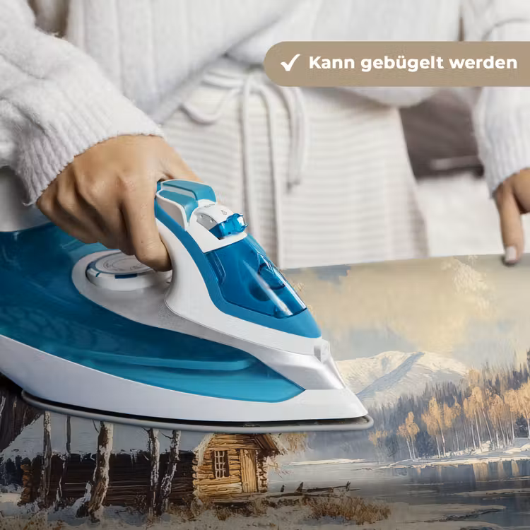 Winter - Sneeuw - Huis - Natuur Wandkleed katoen klein -tsfeer9_DE