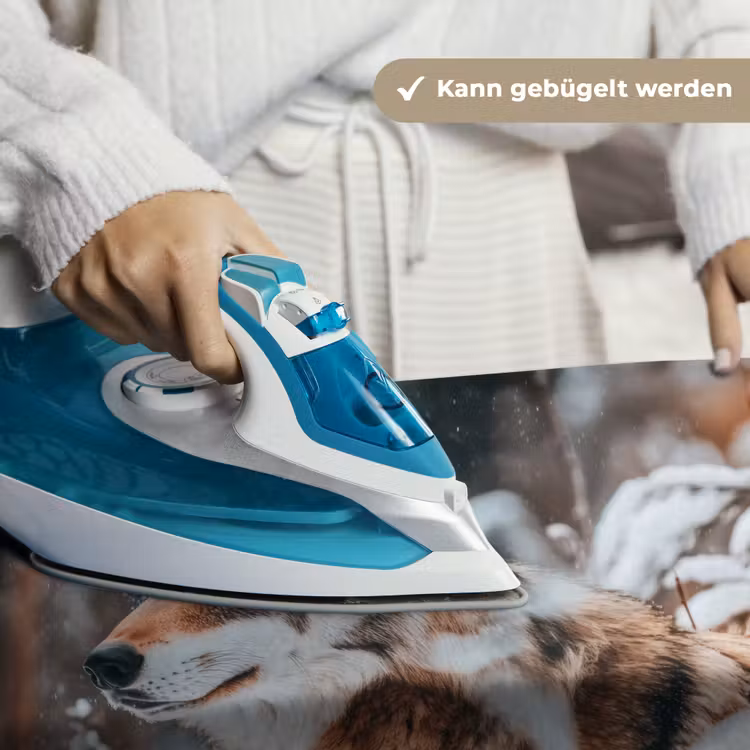 Wolf - Sneeuw - Winter - Dieren - Natuur - Sneeuw Wandkleed katoen klein -tsfeer9_DE