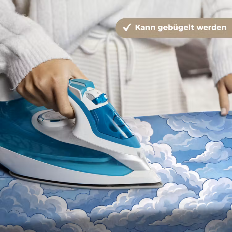 Wolken - Hemel - Abstract - Wit Wandkleed katoen klein -tsfeer9_DE
