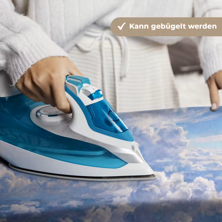Wolken - Lucht - Natuur - Abstract - Blauw Wandkleed katoen klein -tsfeer9_DE
