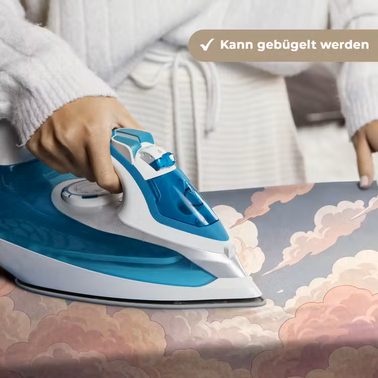 Wolken - Lucht - Natuur - Pastel - Roze Wandkleed katoen klein -tsfeer9_DE