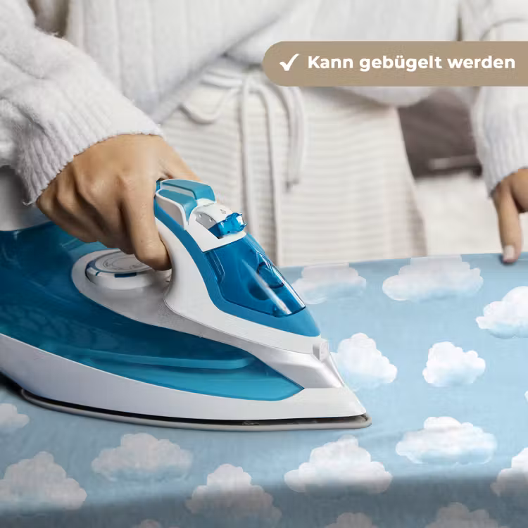 Wolken - Illustratie - Blauw Wandkleed katoen klein 269 -tsfeer9_DE