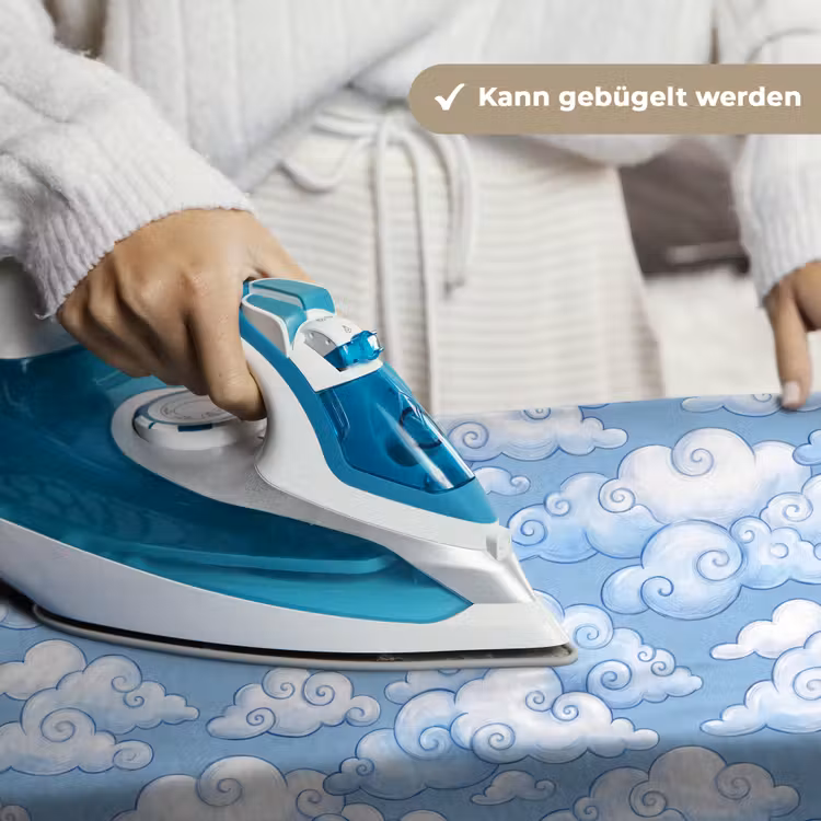 Wolken - Patroon - Hemel - Illustratie - Wit Wandkleed katoen klein -tsfeer9_DE