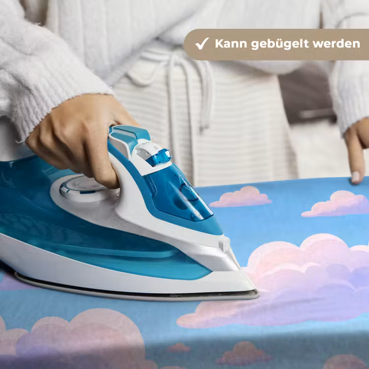 Wolken - Roze - Blauw - Natuur - Modern Wandkleed katoen klein -tsfeer9_DE