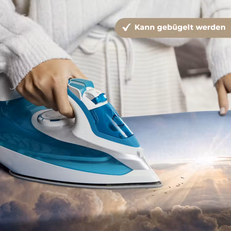 Wolken - Zonnestralen - Natuur - Wit Wandkleed katoen klein -tsfeer9_DE