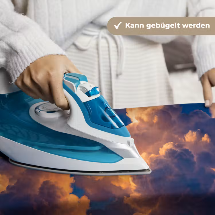 Wolken - Zonsondergang - Natuur - Oranje - Blauw Wandkleed katoen klein -tsfeer9_DE