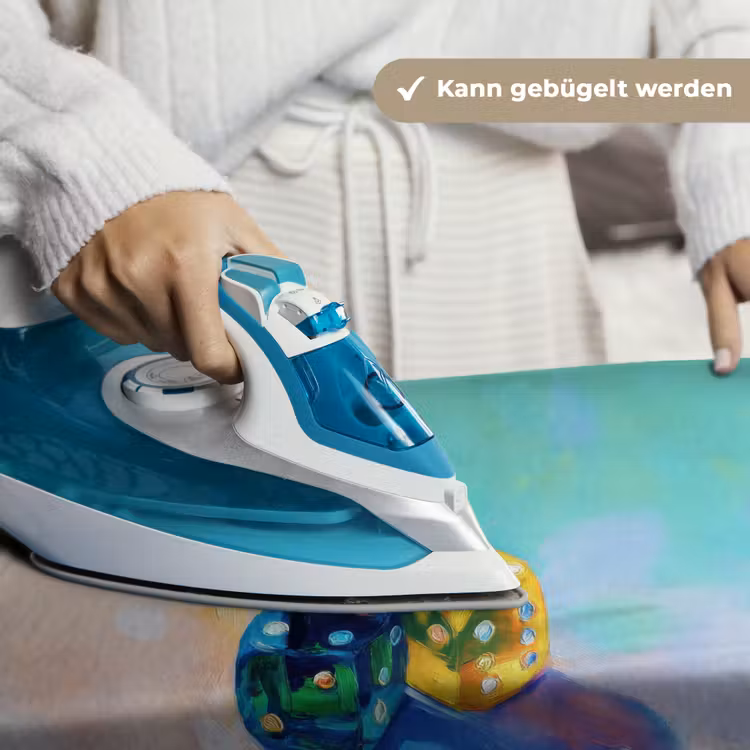 Dobbelstenen - Kleurrijk - Getallen - Stipjes Wandkleed katoen klein -tsfeer9_DE