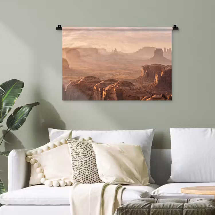 Woestijn - Landschap - Natuur Wandkleed katoen klein -sfeer7