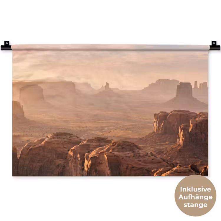 Woestijn - Landschap - Natuur Wandkleed katoen klein -t3d_DE