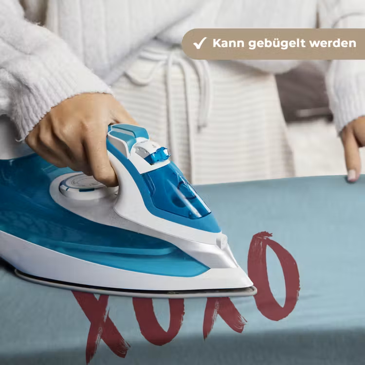 XOXO - Blauw - Rood Wandkleed katoen klein -tsfeer9_DE