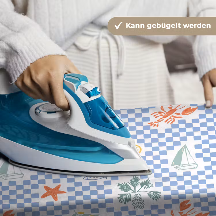 Zee - Sfeer - Zeilboot - Blauw Wandkleed katoen klein 269 -tsfeer9_DE