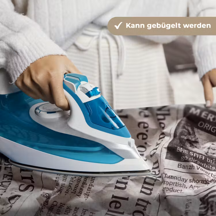 Krant - Gekreukeld - Textuur - Vintage - Zwart-wit Wandkleed katoen klein -tsfeer9_DE