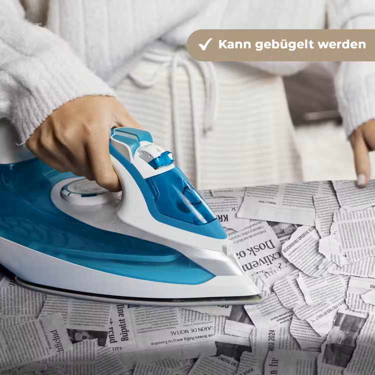 Krant - Versnipperd - Textuur - Zwart-wit - Abstract Wandkleed katoen klein -tsfeer9_DE