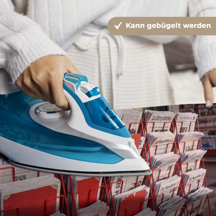 Kranten - Rek - Stedelijk - Dagelijks leven - Rood Wandkleed katoen klein -tsfeer9_DE