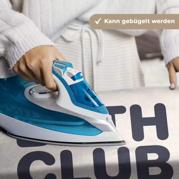 Quote - Grijs - Wit Wandkleed katoen klein -tsfeer9_DE