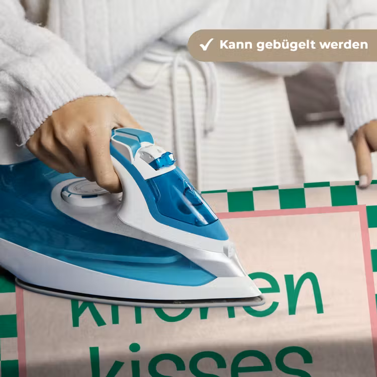 Quote - Groen - Geblokt - Keuken Wandkleed katoen klein -tsfeer9_DE