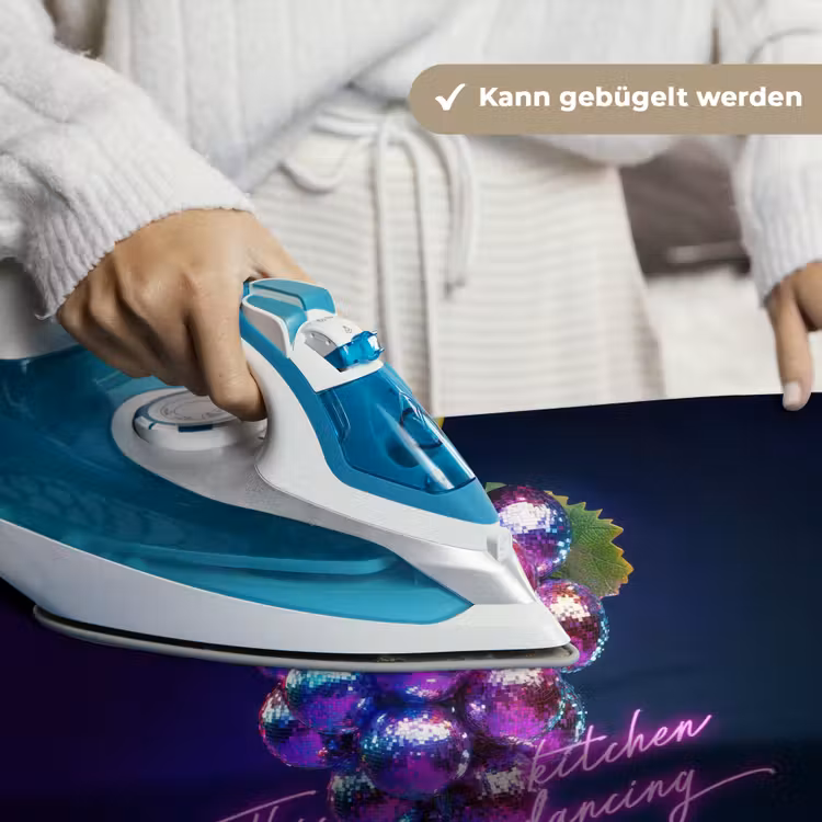 Quote - Neon - Disco - Druiven Wandkleed katoen klein -tsfeer9_DE