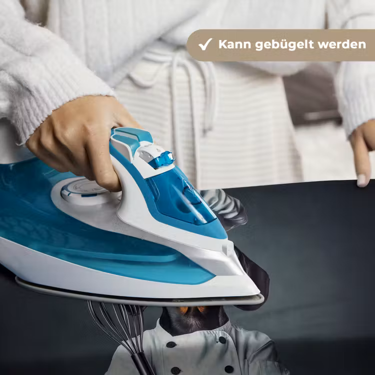 Quote - Neon - Hond - Kokskleding Wandkleed katoen klein -tsfeer9_DE