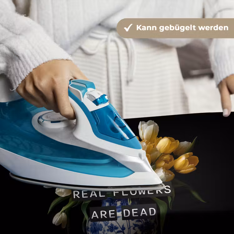 Quotes - Bloem - Tulp - Geel Wandkleed katoen klein -tsfeer9_DE