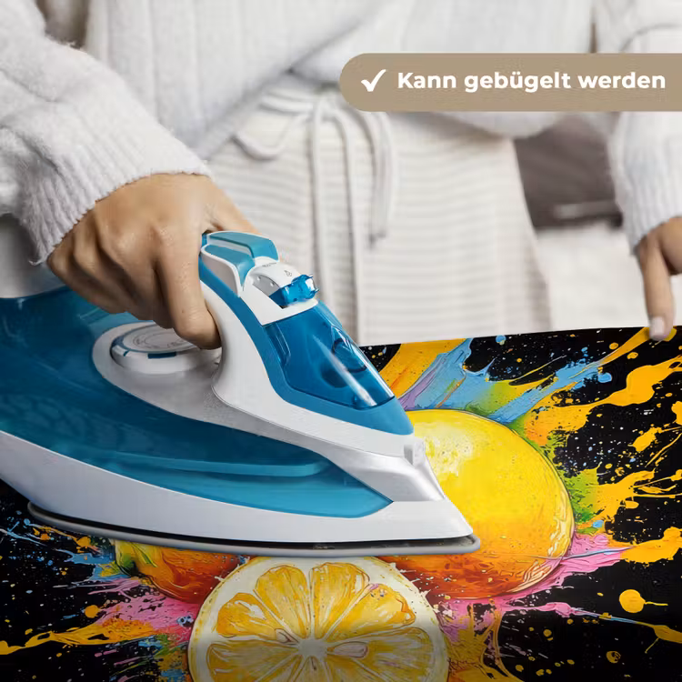 Citroen - Graffiti - Kleurrijk - Verf - Modern Wandkleed katoen klein -tsfeer9_DE