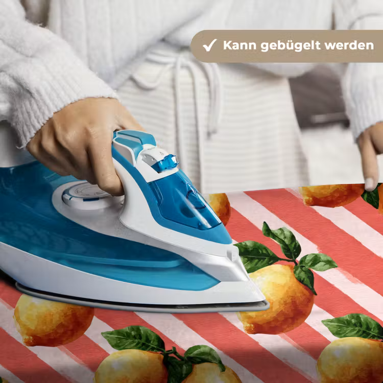 Citroen - Geïllustreerd - Oranje Wandkleed katoen klein 269 -tsfeer9_DE