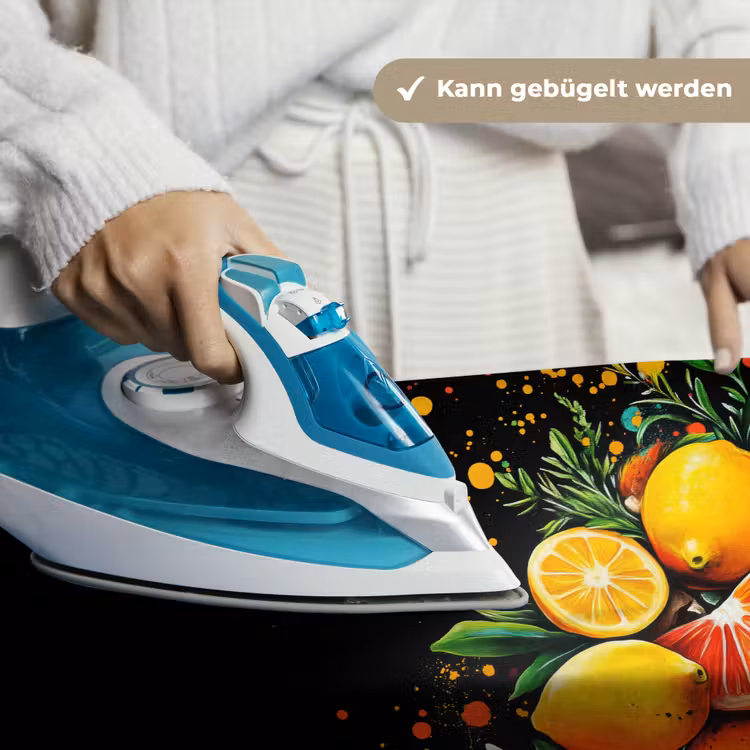 Citroenen - Zwart - Kruiden - Graffiti - Verf Wandkleed katoen klein -tsfeer9_DE