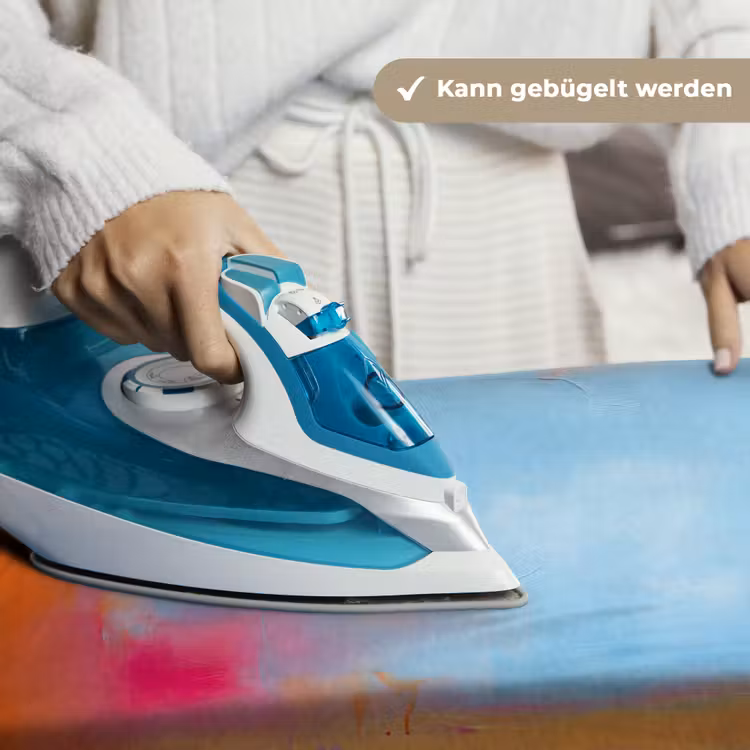 Abstract - Kleurvlakken - Modern - Oranje - Blauw Wandkleed katoen klein -tsfeer9_DE