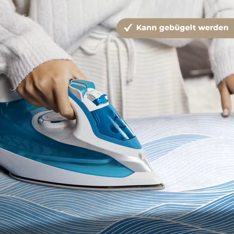 Abstract - Golven - Patroon - Blauw - Modern Wandkleed katoen klein -tsfeer9_DE