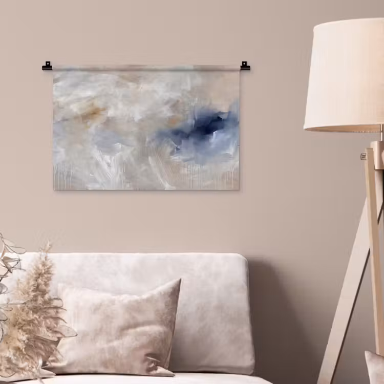 Abstract - Wolken - Sfeer - Modern - Beige Wandkleed katoen klein -sfeer4