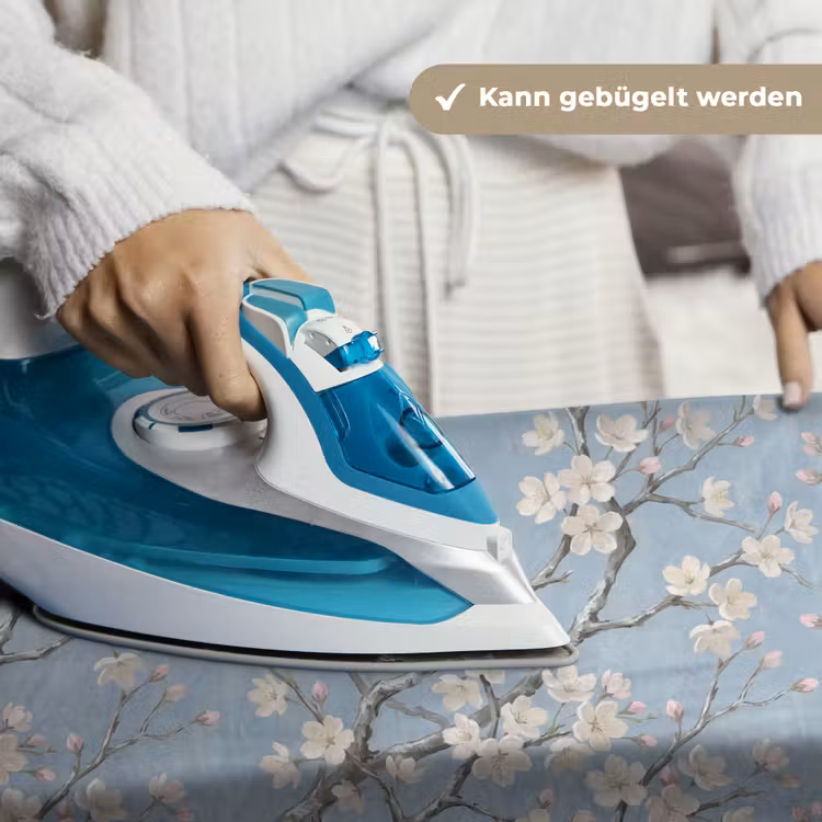Takken - Kersenbloesem - Blauw Wandkleed katoen klein -tsfeer9_DE