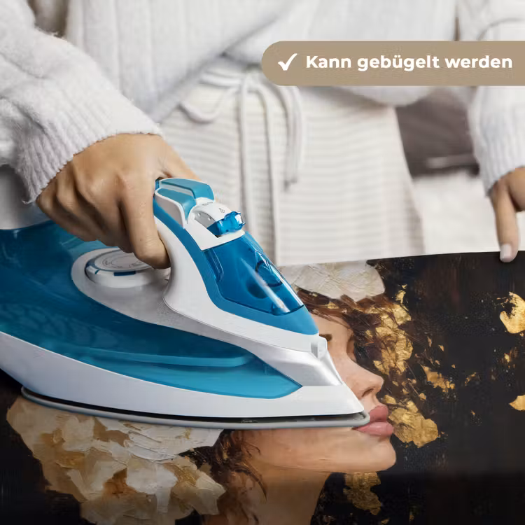 Abstract - Vrouw - Bloemen - Wit Wandkleed katoen klein -tsfeer9_DE