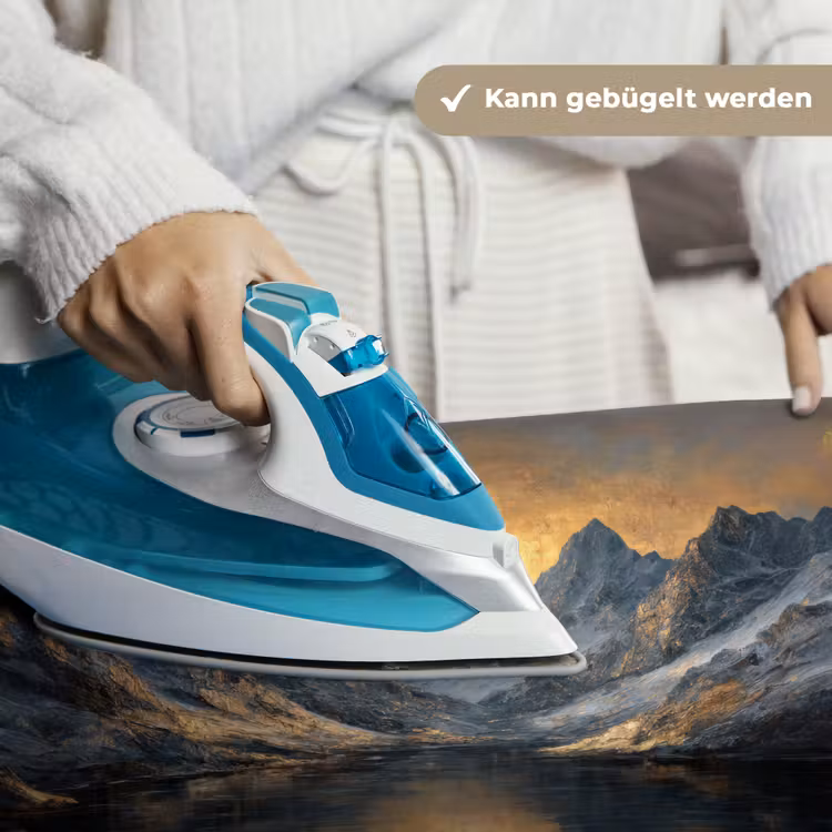 Berglandschap met Gouden Zonsondergang Wandkleed katoen klein -tsfeer9_DE