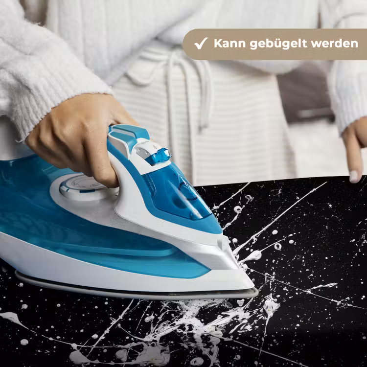 Verfspatten - Wit - Abstract - Explosie Wandkleed katoen klein -tsfeer9_DE