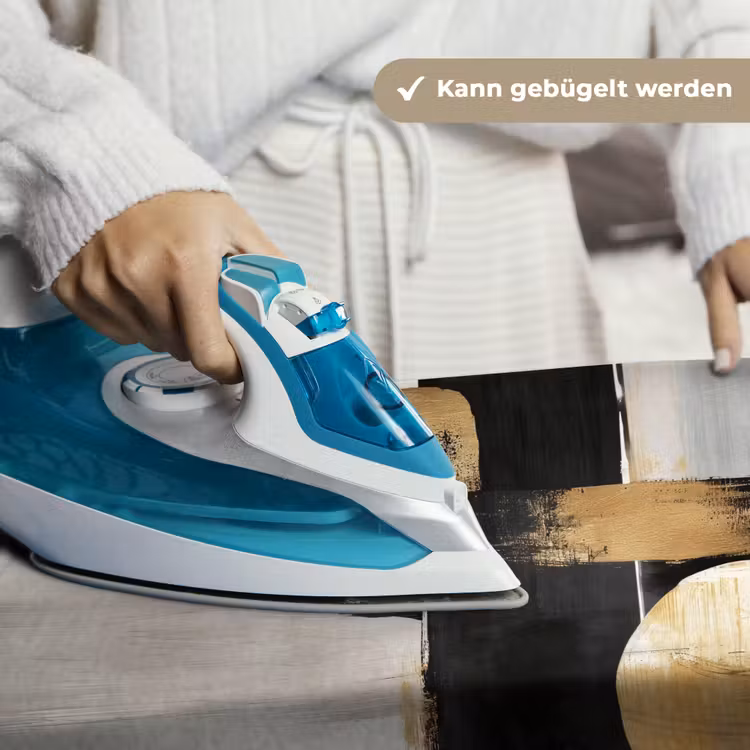Vormen - Penseelstreken - Abstract - Goud Wandkleed katoen klein -tsfeer9_DE