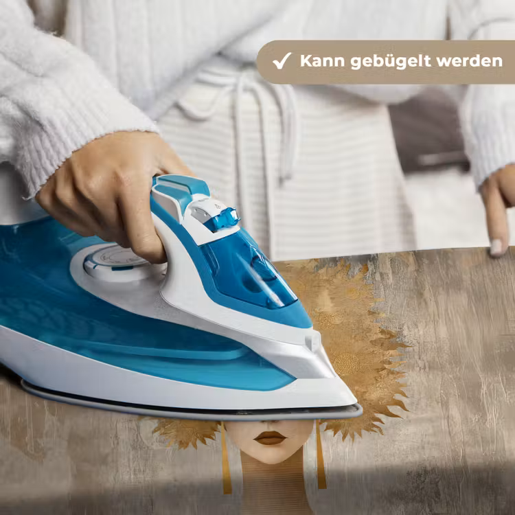Goud - Portret - Vrouw Wandkleed katoen klein -tsfeer9_DE