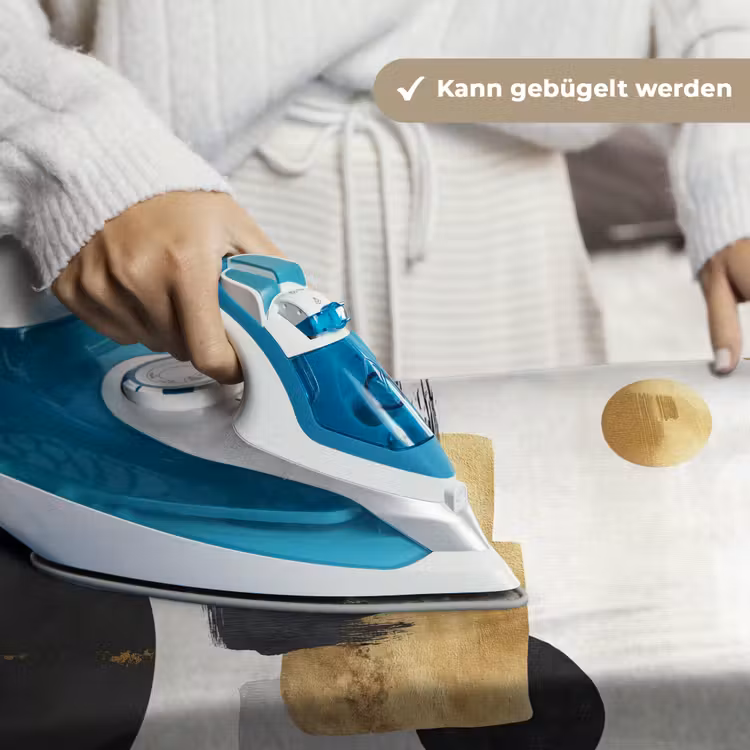 Goud - Rechthoeken - Cirkels - Abstract Wandkleed katoen klein -tsfeer9_DE