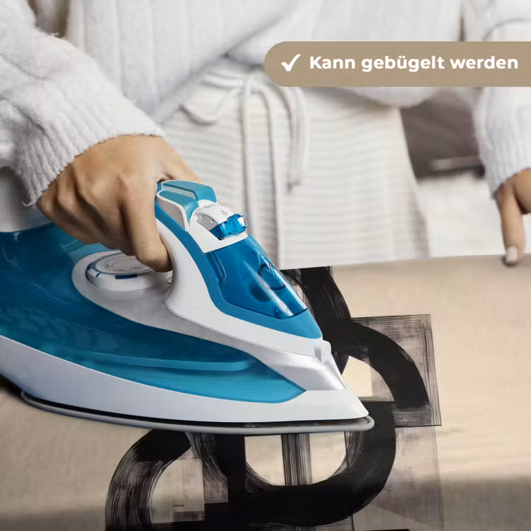 Cirkels - Lijnen - Vormen - Zwart Wandkleed katoen klein -tsfeer9_DE