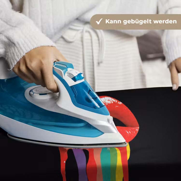 Lippen - Kleuren - Zwart Wandkleed katoen klein -tsfeer9_DE