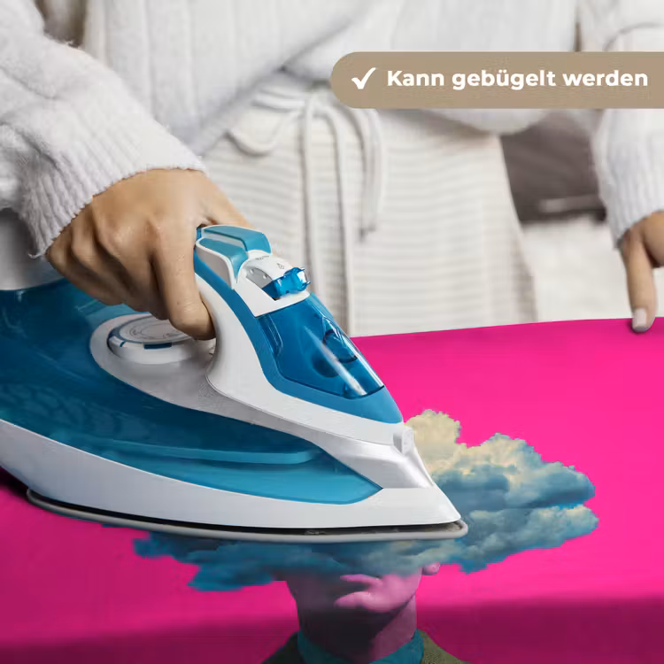 Man - Pak - Wolk - Roze Wandkleed katoen klein -tsfeer9_DE