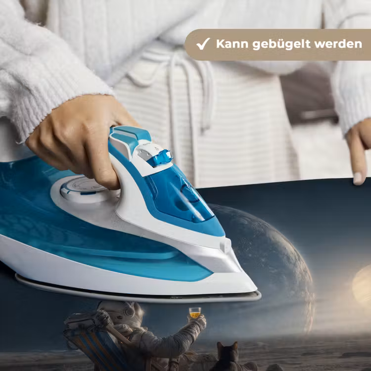 Maan - Kat - Astronaut - Ruimte Wandkleed katoen klein -tsfeer9_DE