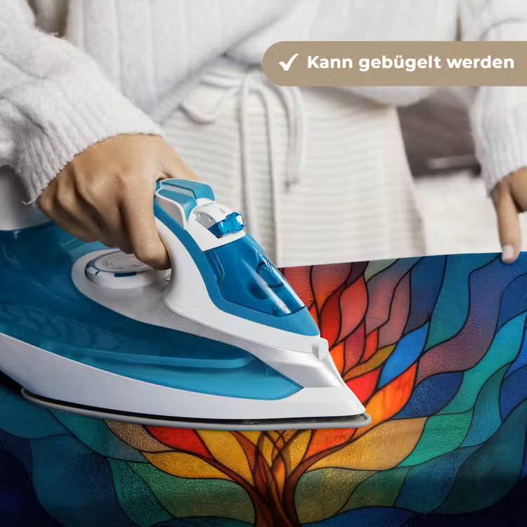 Sierglas - Boom - Rood - Vlakken Wandkleed katoen klein -tsfeer9_DE