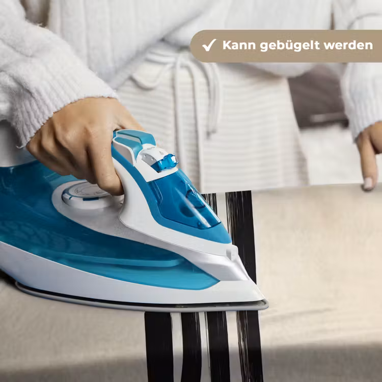 Penseelstreken - Verticaal - Zwart Wandkleed katoen klein -tsfeer9_DE