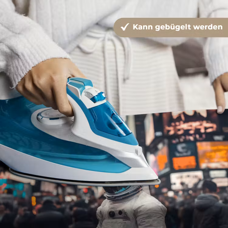 Stad - Mensen - Astronaut - Wit Wandkleed katoen klein -tsfeer9_DE